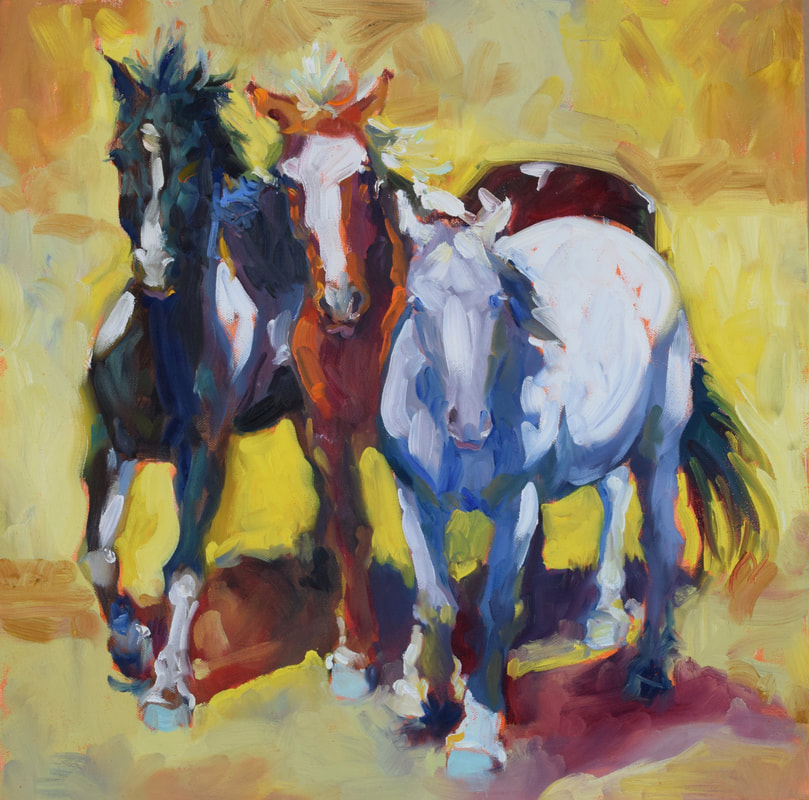 Equine Mule Painting